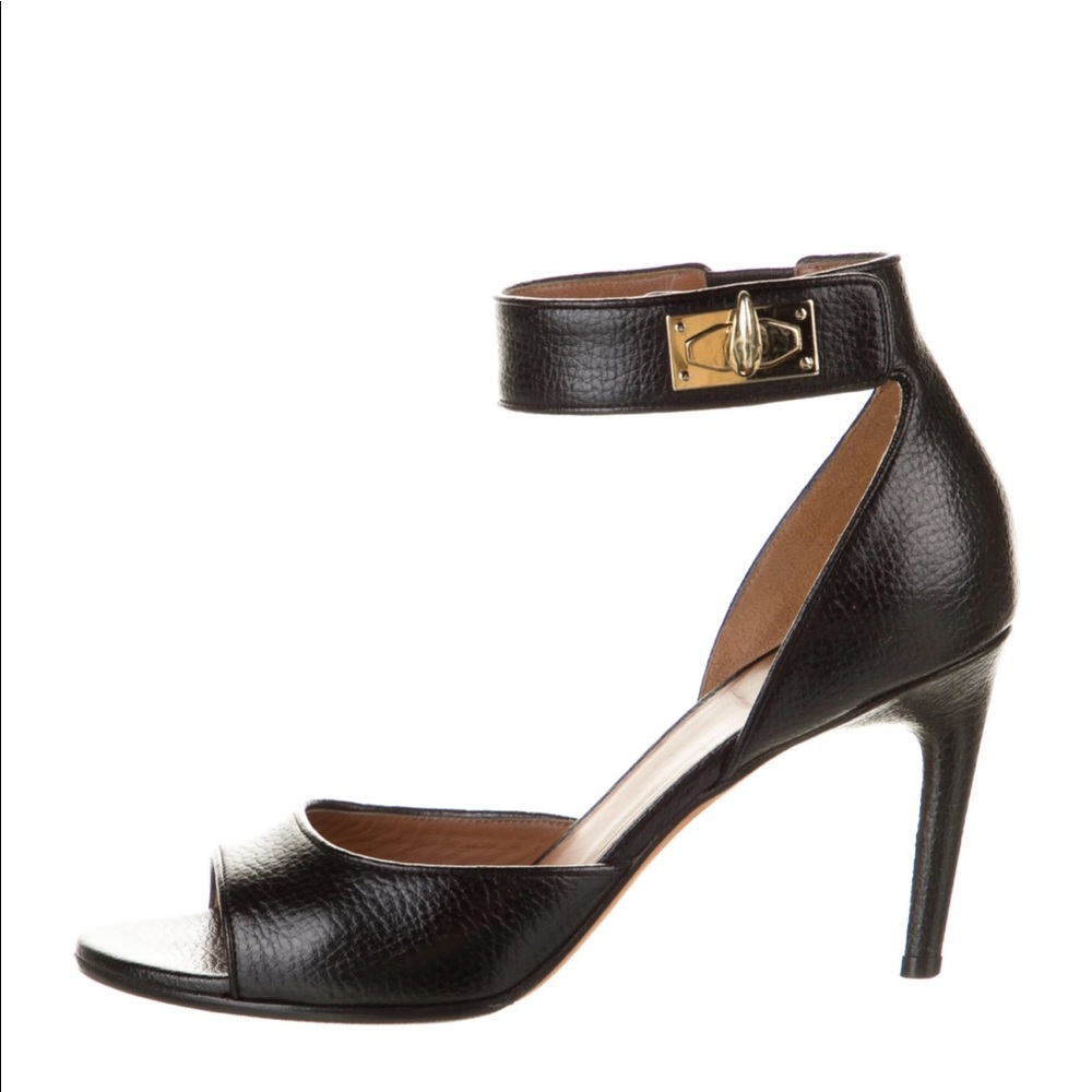 Givenchy Black Leather Heels